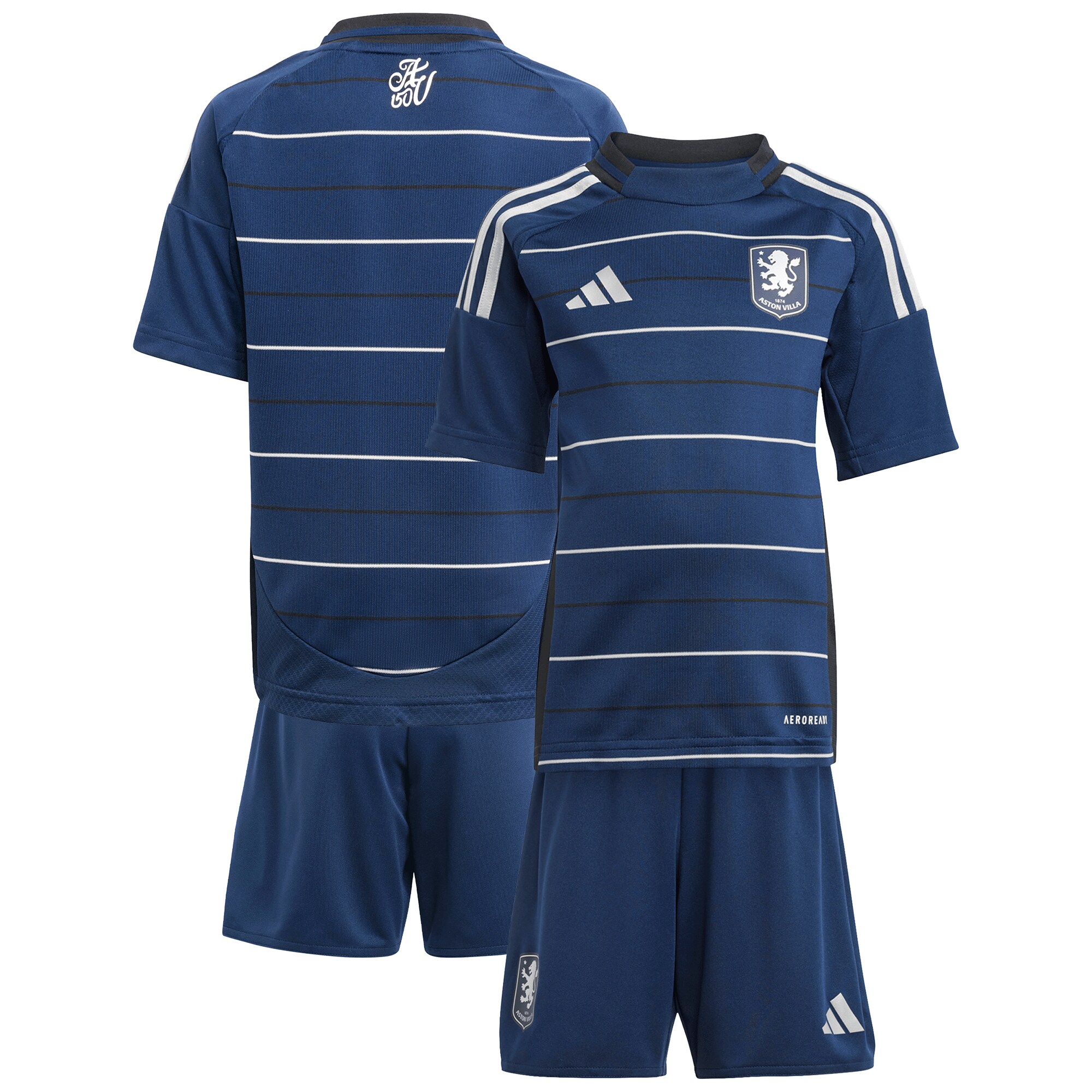 Aston Villa aston villa adidas third mini kit 2024-25 with custom printing Collection | AVFC Jerseys & Fan Gear