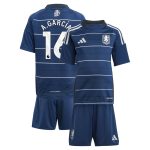 Aston Villa aston villa adidas third minikit 2024-25 with a.garcía 16 printing Collection | AVFC Jerseys & Fan Gear