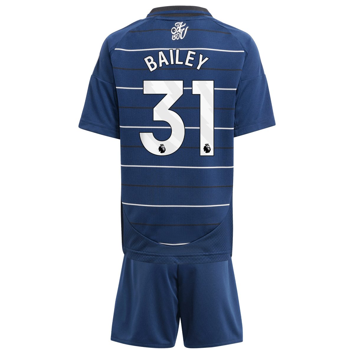 Aston Villa aston villa adidas third minikit 2024-25 with bailey 31 printing Collection | AVFC Jerseys & Fan Gear