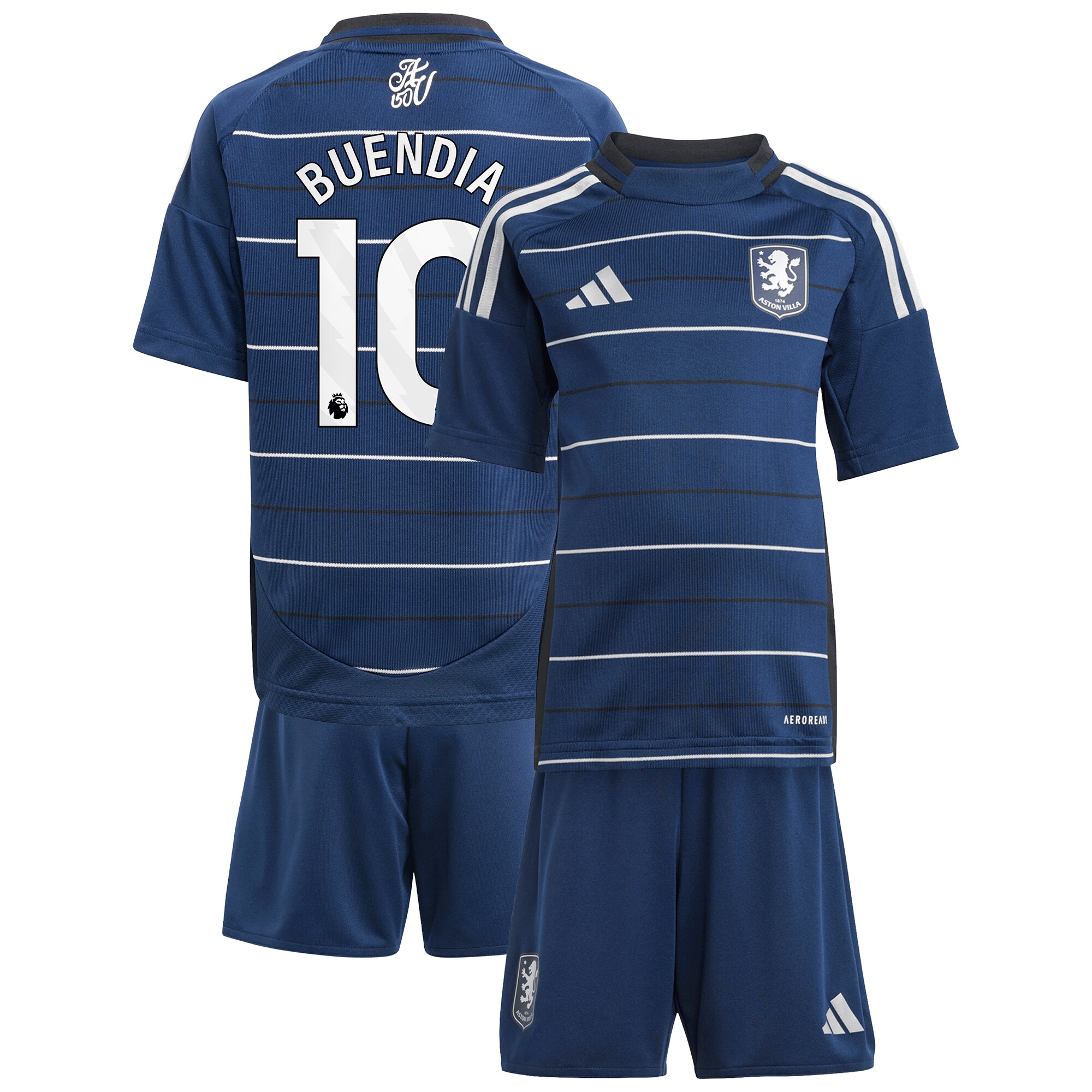 Aston Villa aston villa adidas third minikit 2024-25 with buendia 10 printing Collection | AVFC Jerseys & Fan Gear