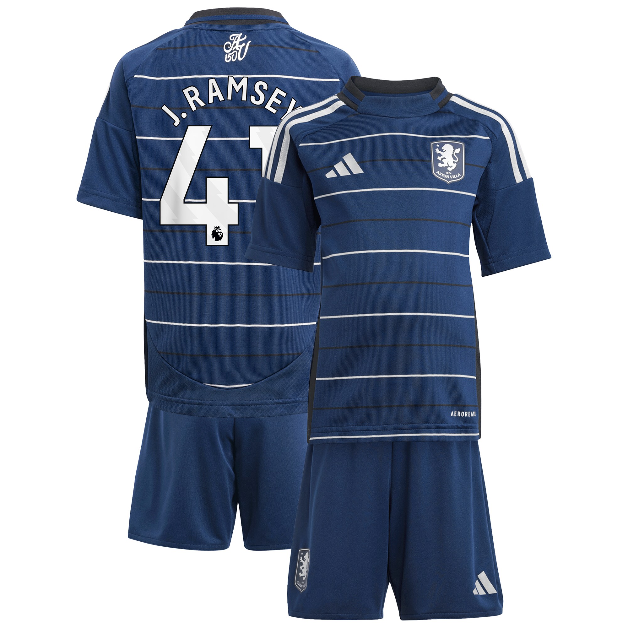 Aston Villa aston villa adidas third minikit 2024-25 with j. ramsey 41 printing Collection | AVFC Jerseys & Fan Gear