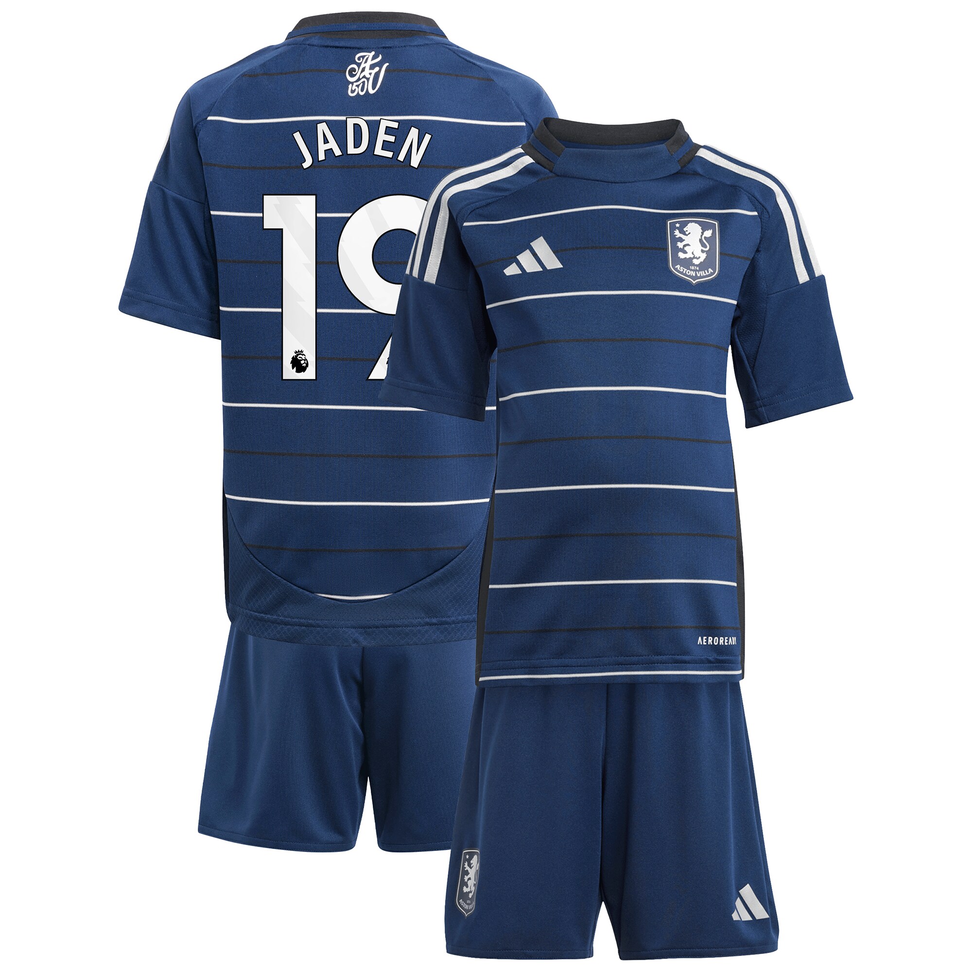 Aston Villa aston villa adidas third minikit 2024-25 with jaden 19 printing Collection | AVFC Jerseys & Fan Gear