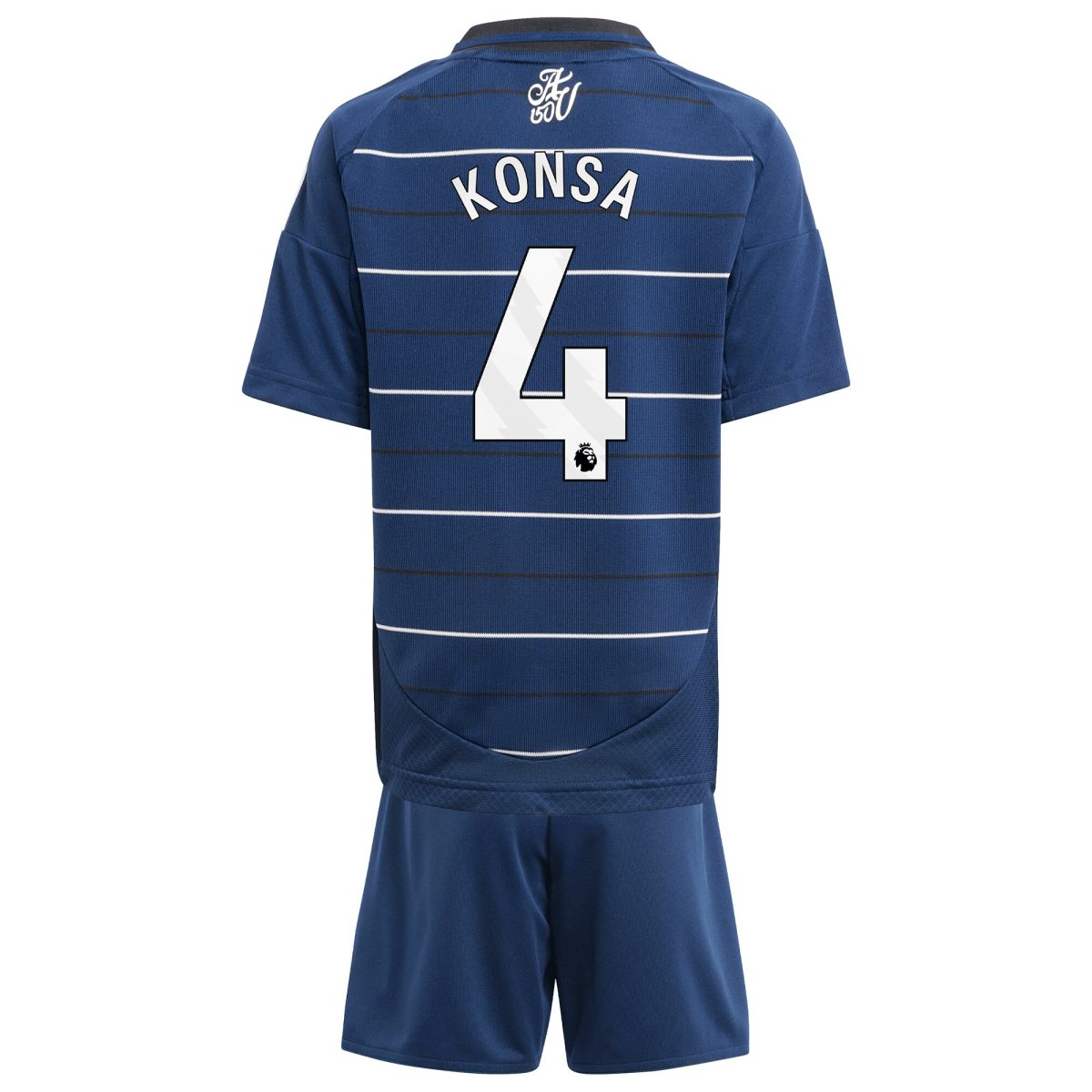 Aston Villa aston villa adidas third minikit 2024-25 with konsa 4 printing Collection | AVFC Jerseys & Fan Gear