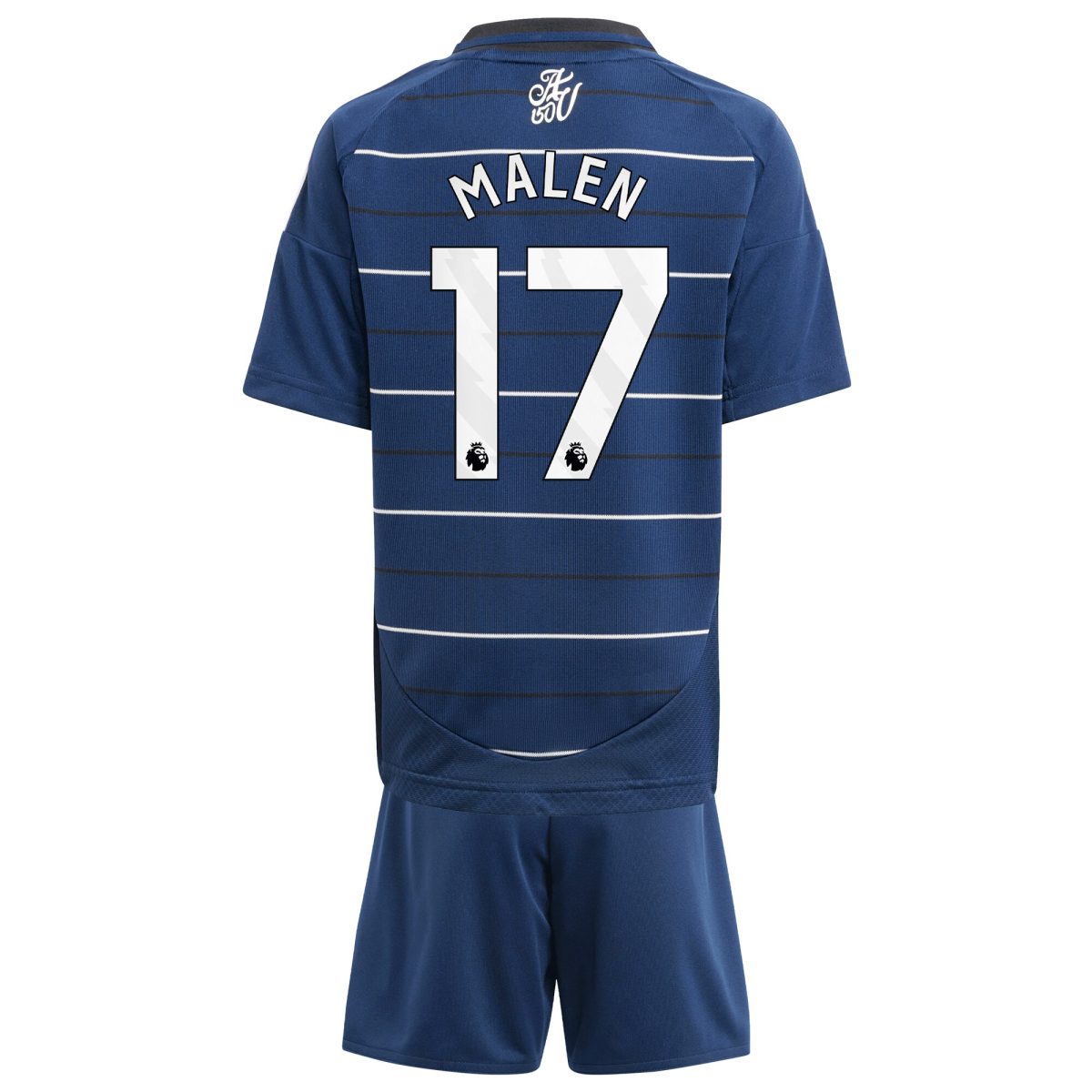 Aston Villa aston villa adidas third minikit 2024-25 with malen 17 printing Collection | AVFC Jerseys & Fan Gear