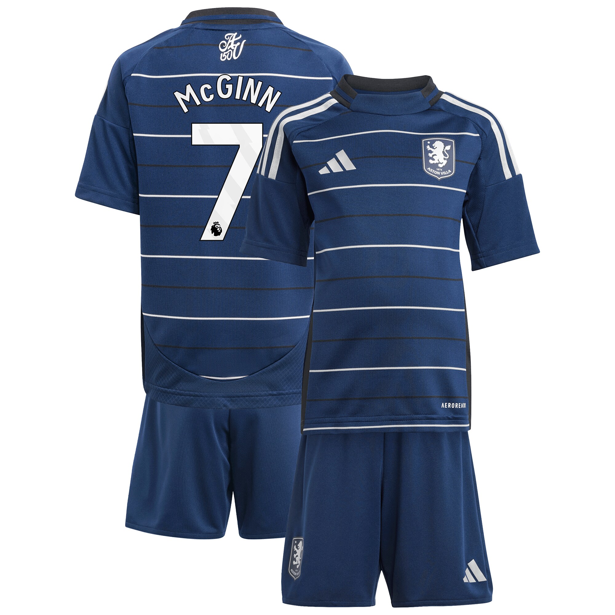 Aston Villa aston villa adidas third minikit 2024-25 with mcginn 7 printing Collection | AVFC Jerseys & Fan Gear