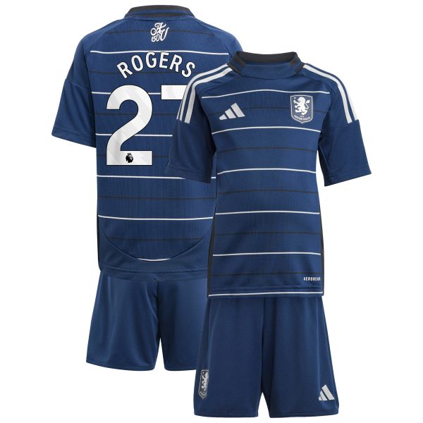 Aston Villa aston villa adidas third minikit 2024-25 with rogers 27 printing Collection | AVFC Jerseys & Fan Gear