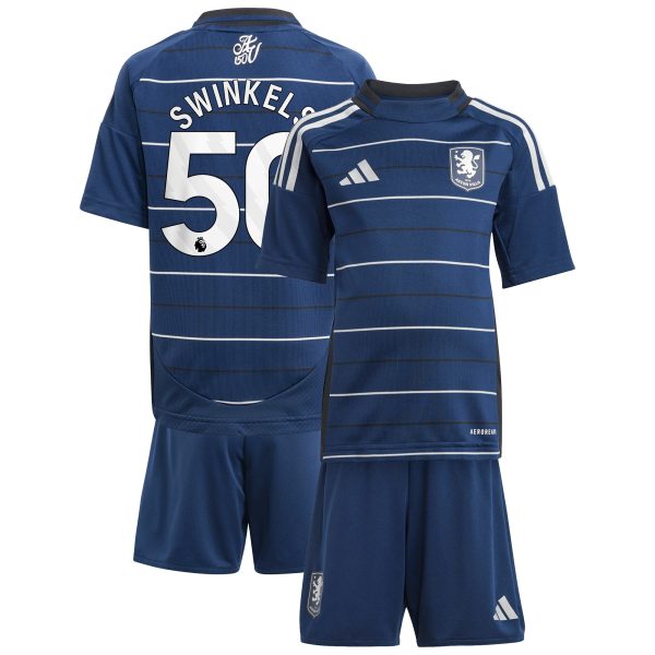 Aston Villa aston villa adidas third minikit 2024-25 with swinkels 50 printing Collection | AVFC Jerseys & Fan Gear