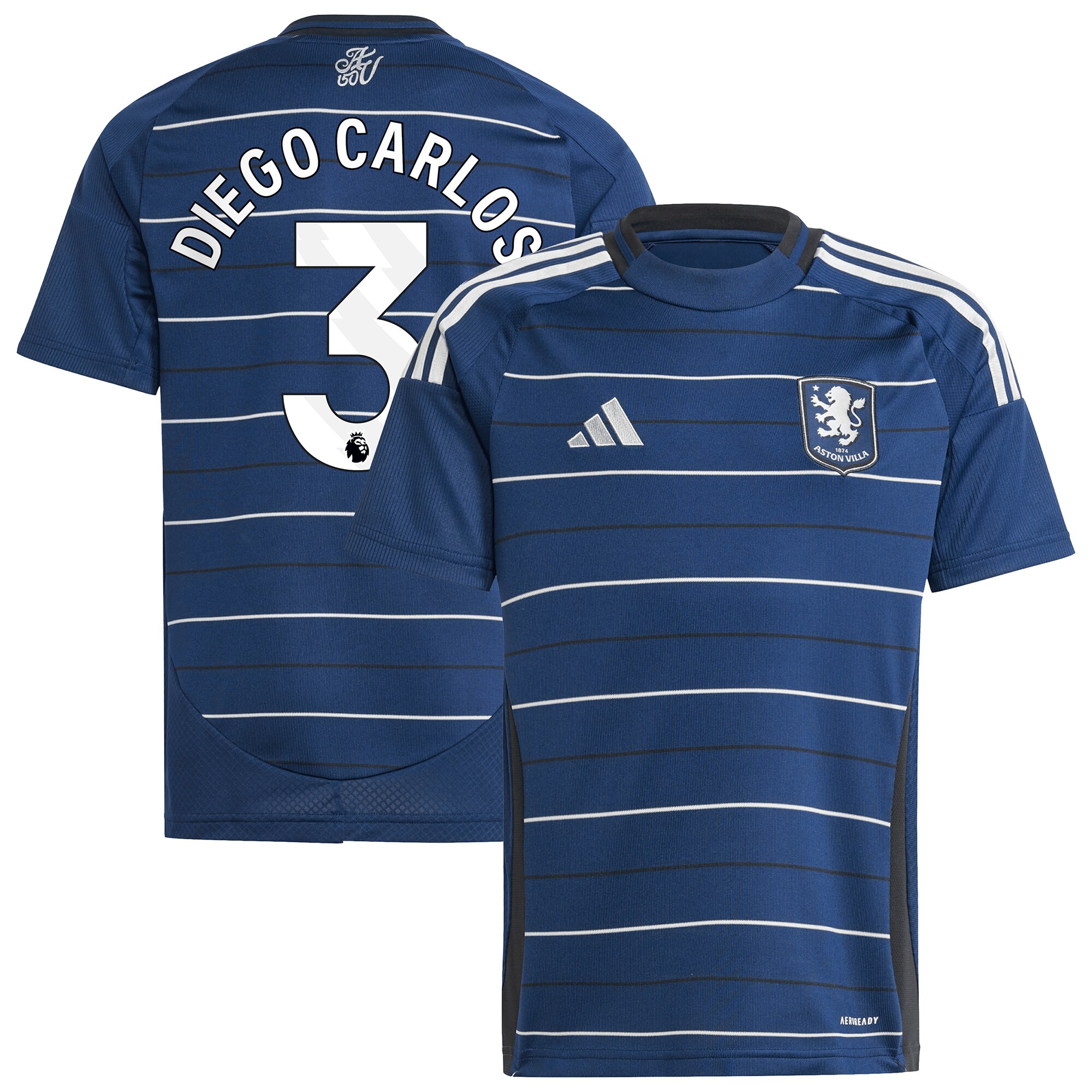Aston Villa aston villa adidas third shirt 2024-25 – kids with diego carlos 3 printing Collection | AVFC Jerseys & Fan Gear