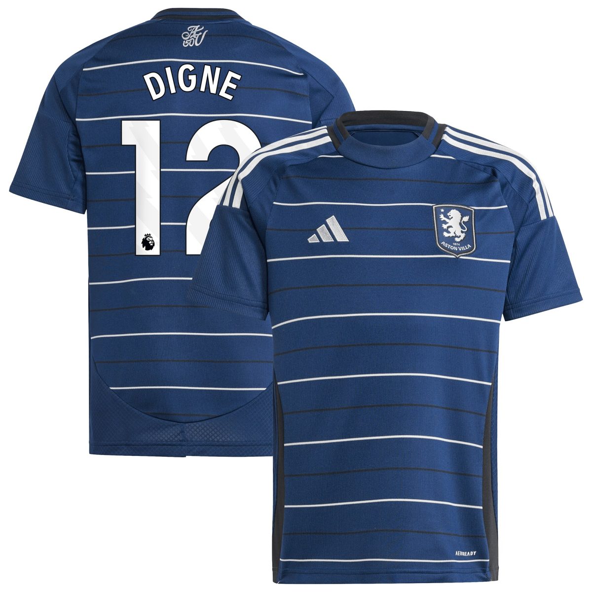 Aston Villa aston villa adidas third shirt 2024-25 – kids with digne 12 printing Collection | AVFC Jerseys & Fan Gear