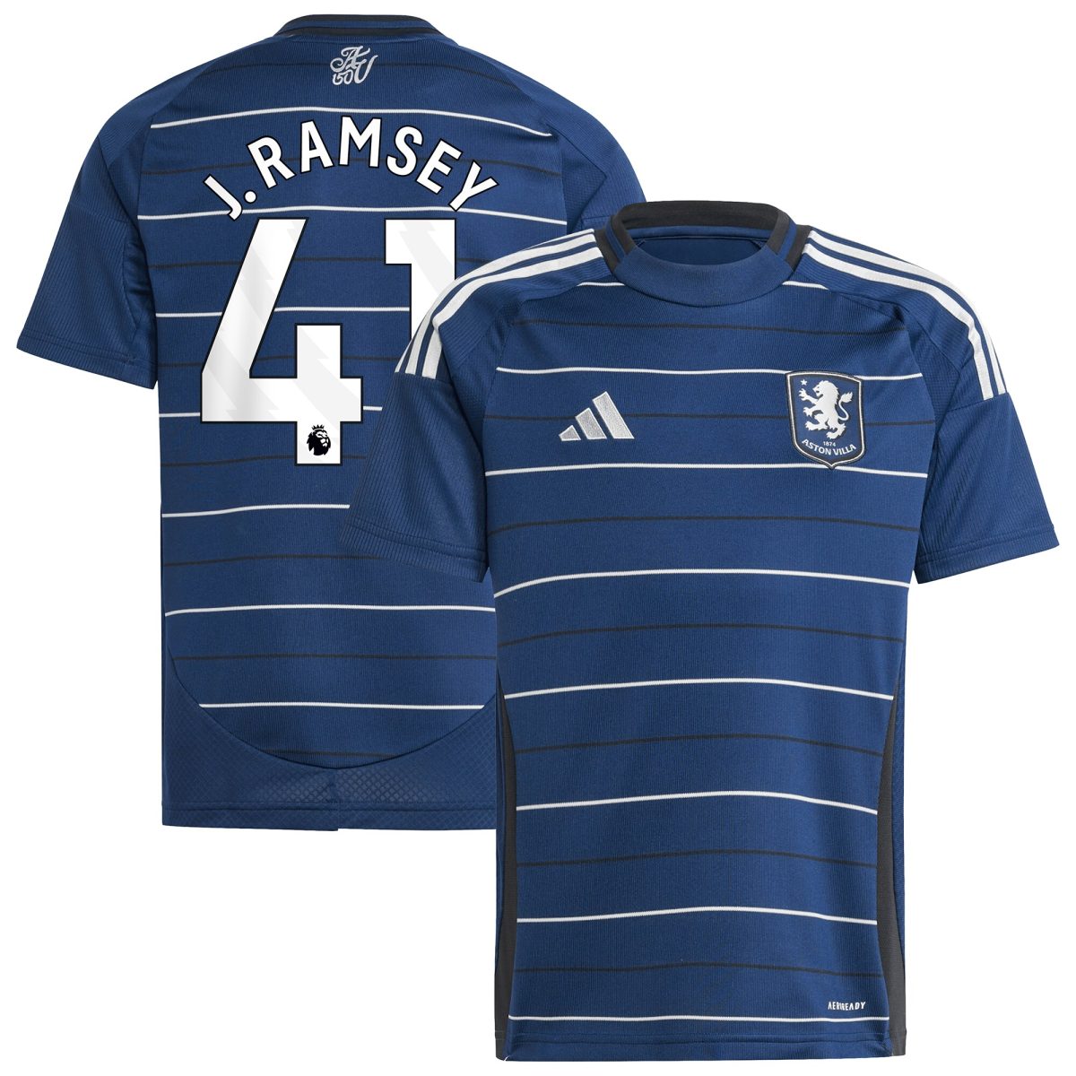 Aston Villa aston villa adidas third shirt 2024-25 – kids with j. ramsey 41 printing Collection | AVFC Jerseys & Fan Gear