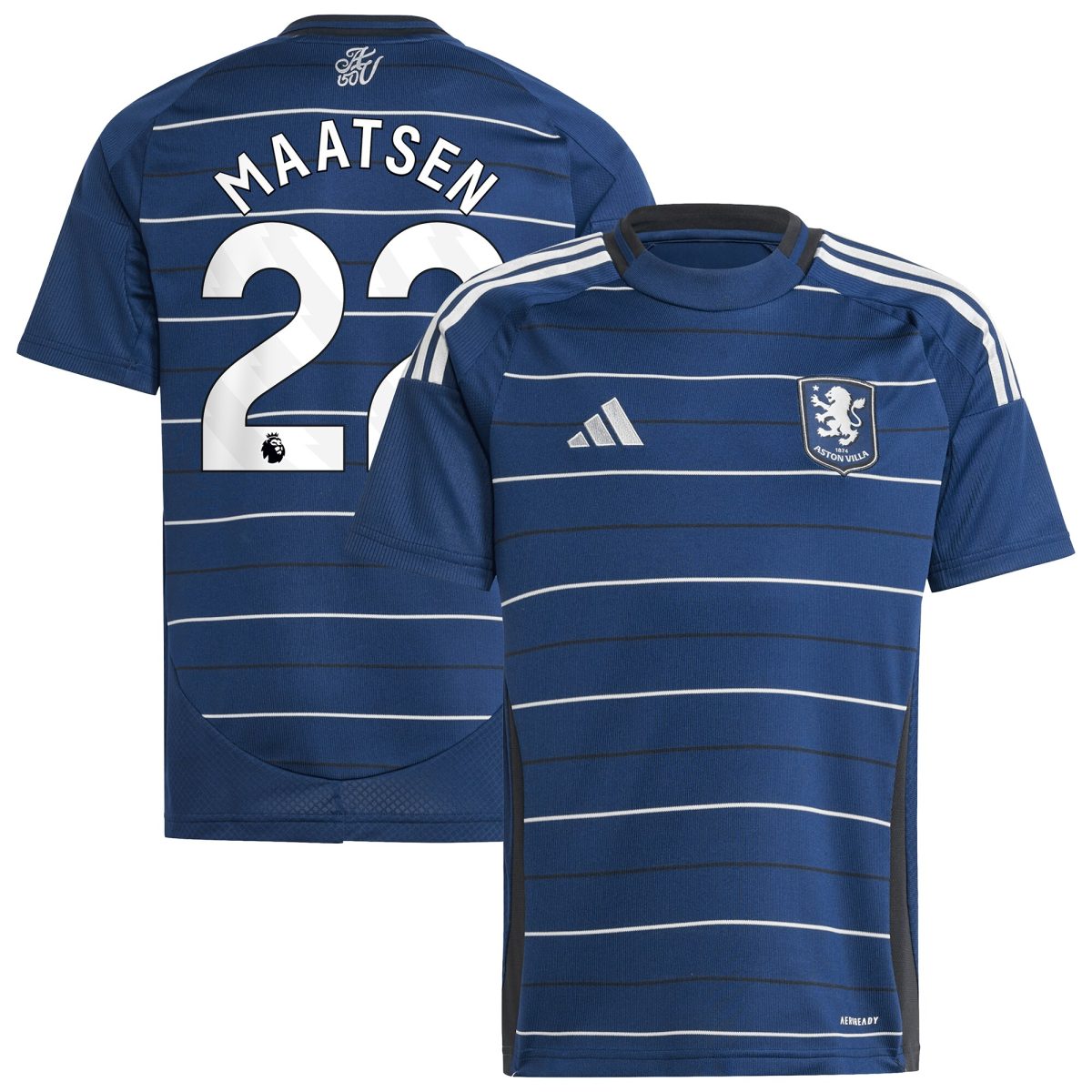Aston Villa aston villa adidas third shirt 2024-25 – kids with maatsen 22 printing Collection | AVFC Jerseys & Fan Gear