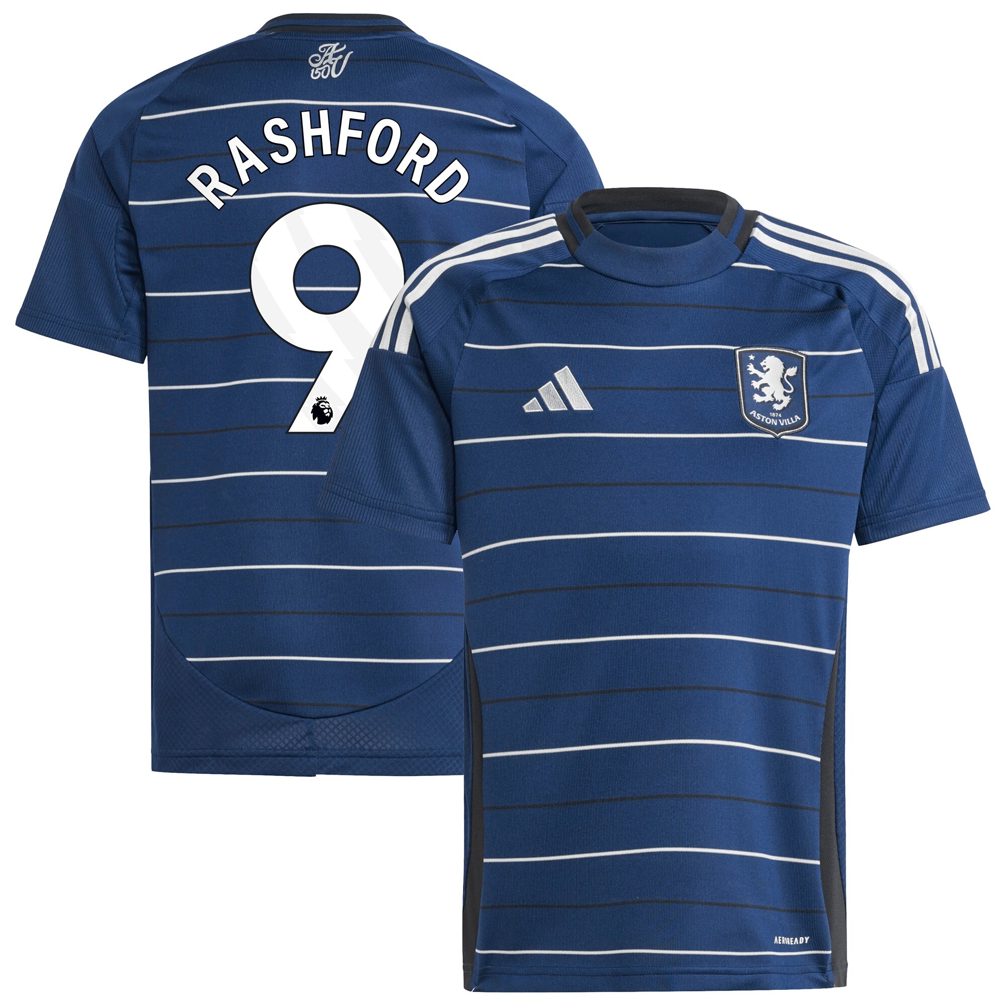 Aston Villa aston villa adidas third shirt 2024-25 – kids with rashford 9 printing Collection | AVFC Jerseys & Fan Gear