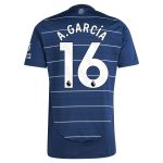 Aston Villa aston villa adidas third shirt 2024-25 with a.garcía 16 printing Collection | AVFC Jerseys & Fan Gear