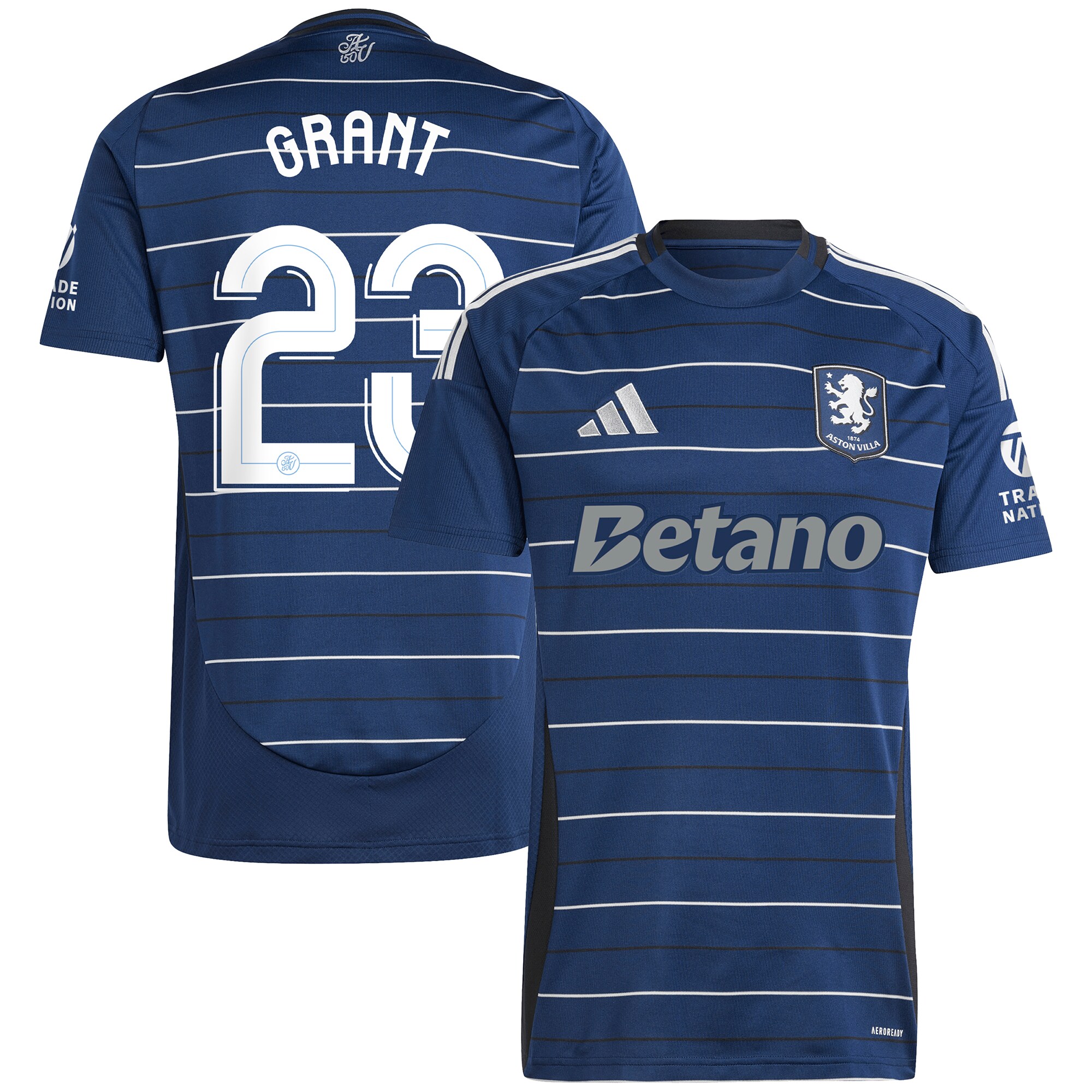 Aston Villa aston villa adidas third shirt 2024-25 with grant 23 cup printing Collection | AVFC Jerseys & Fan Gear