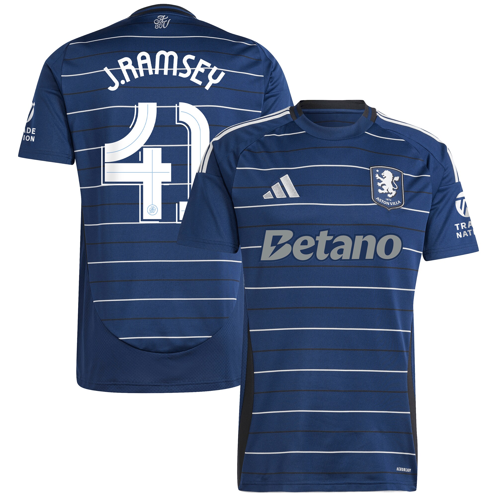 Aston Villa aston villa adidas third shirt 2024-25 with j. ramsey 41 cup printing Collection | AVFC Jerseys & Fan Gear