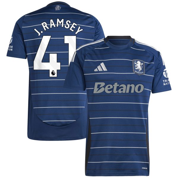 Aston Villa aston villa adidas third shirt 2024-25 with j. ramsey 41 printing Collection | AVFC Jerseys & Fan Gear