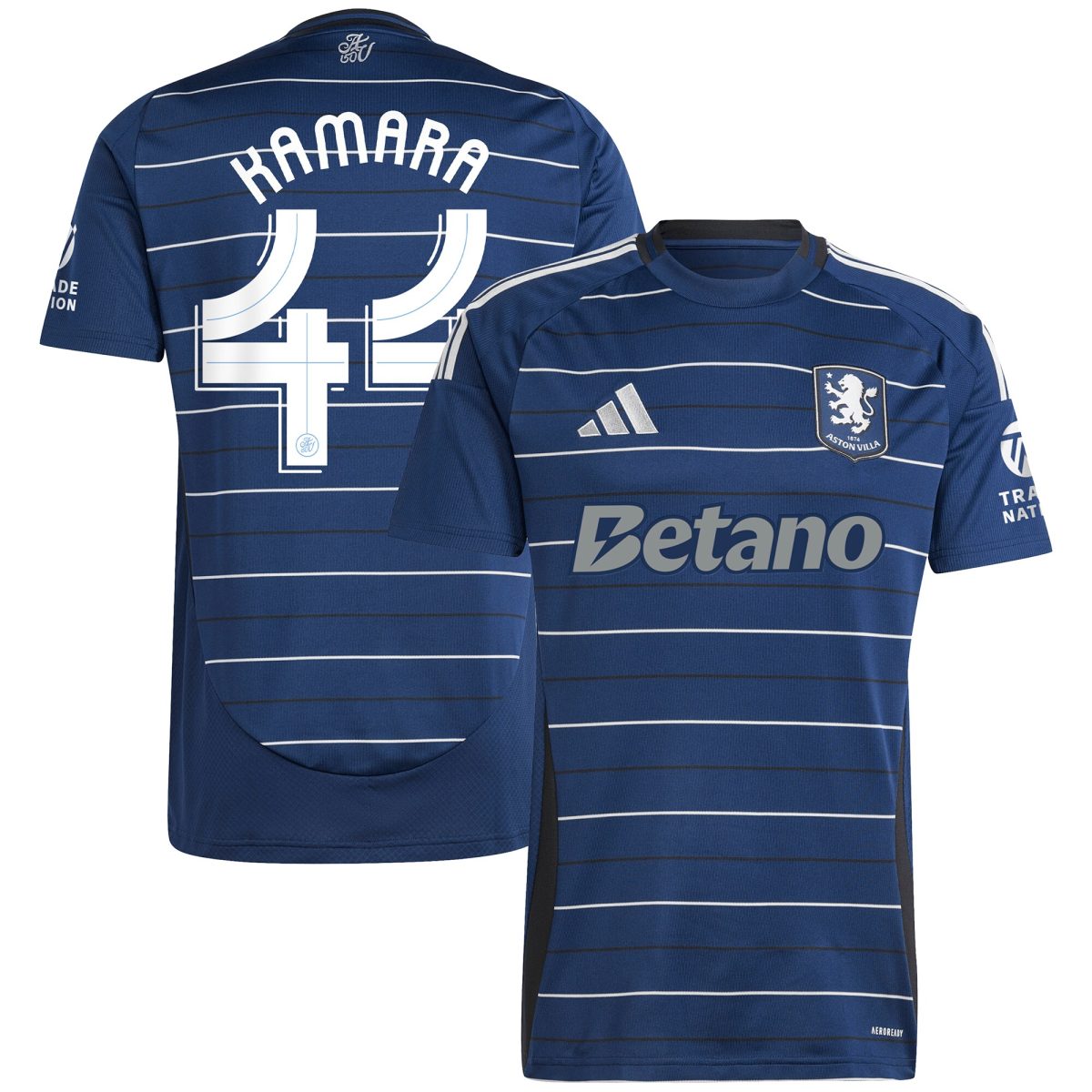 Aston Villa aston villa adidas third shirt 2024-25 with kamara 44 cup printing Collection | AVFC Jerseys & Fan Gear