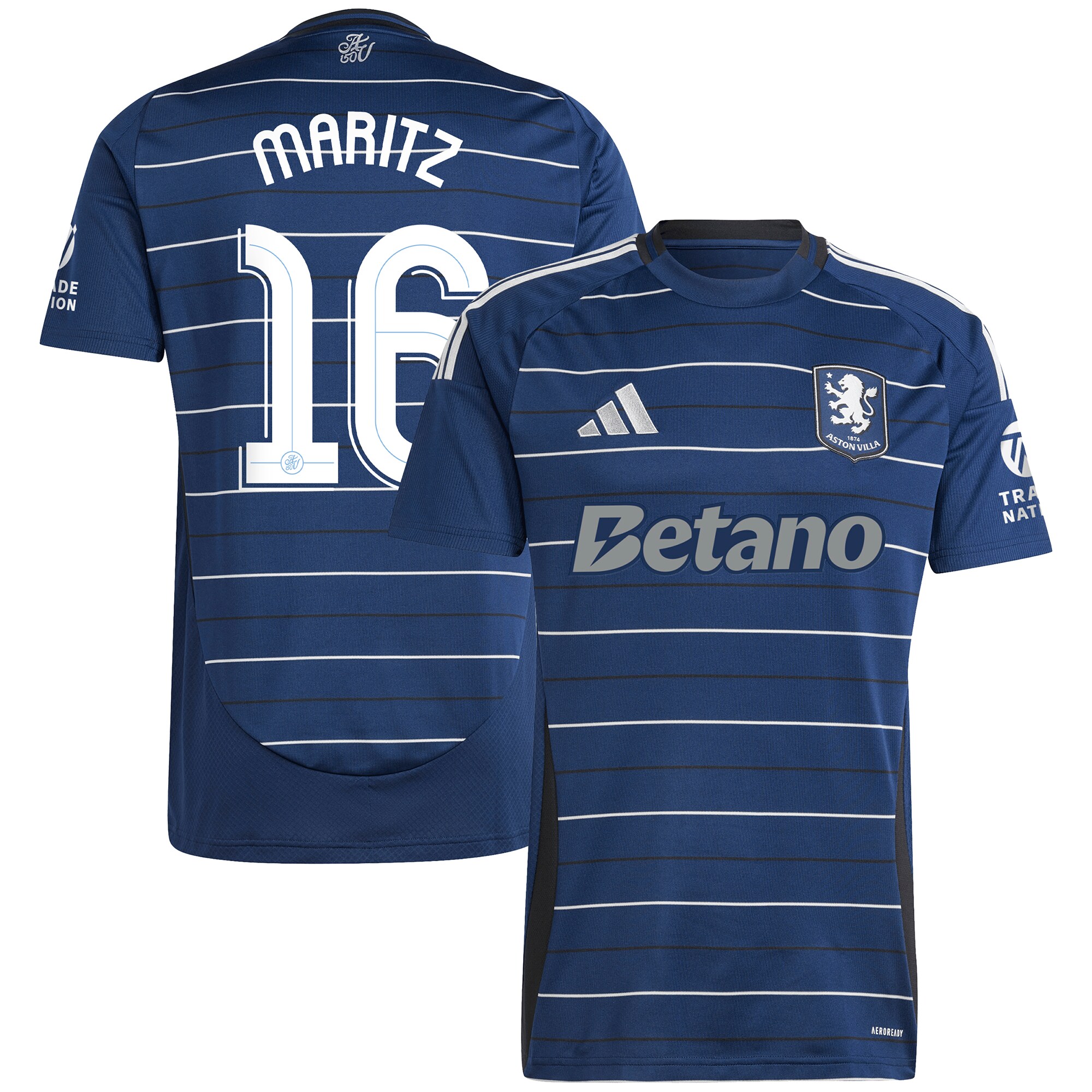 Aston Villa aston villa adidas third shirt 2024-25 with maritz 16 cup printing Collection | AVFC Jerseys & Fan Gear