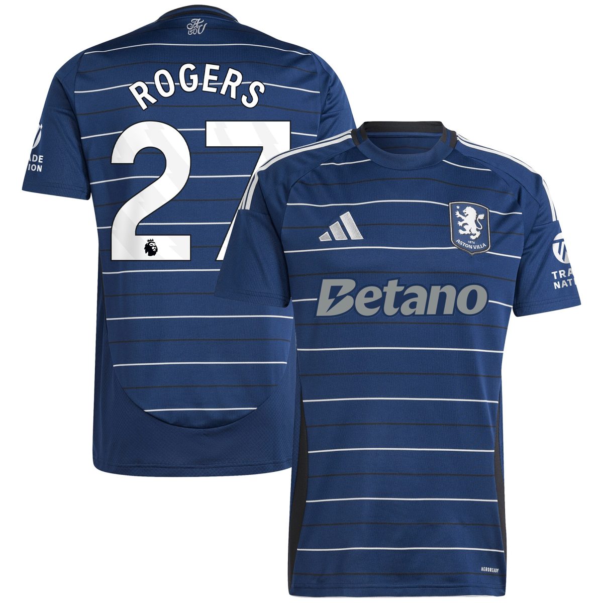 Aston Villa aston villa adidas third shirt 2024-25 with rogers 27 printing Collection | AVFC Jerseys & Fan Gear
