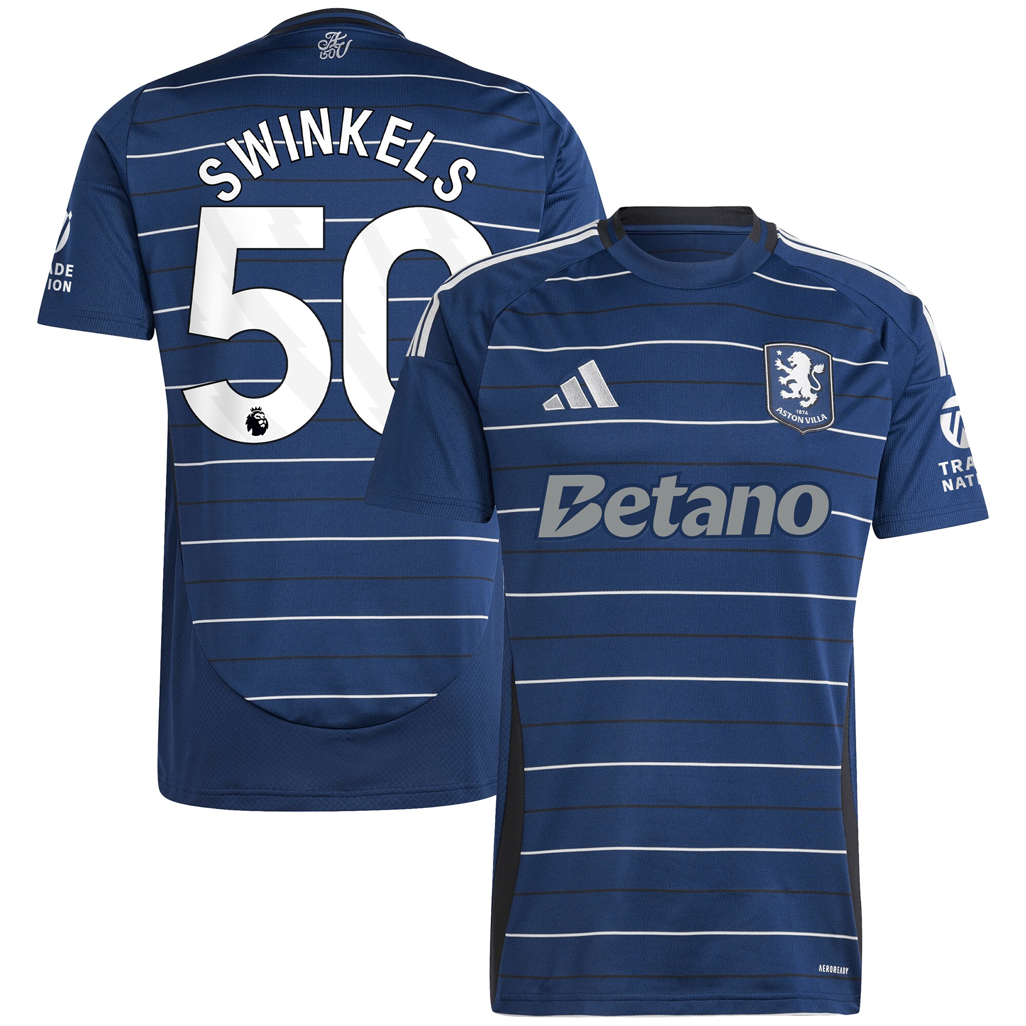 Aston Villa aston villa adidas third shirt 2024-25 with swinkels 50 printing Collection | AVFC Jerseys & Fan Gear