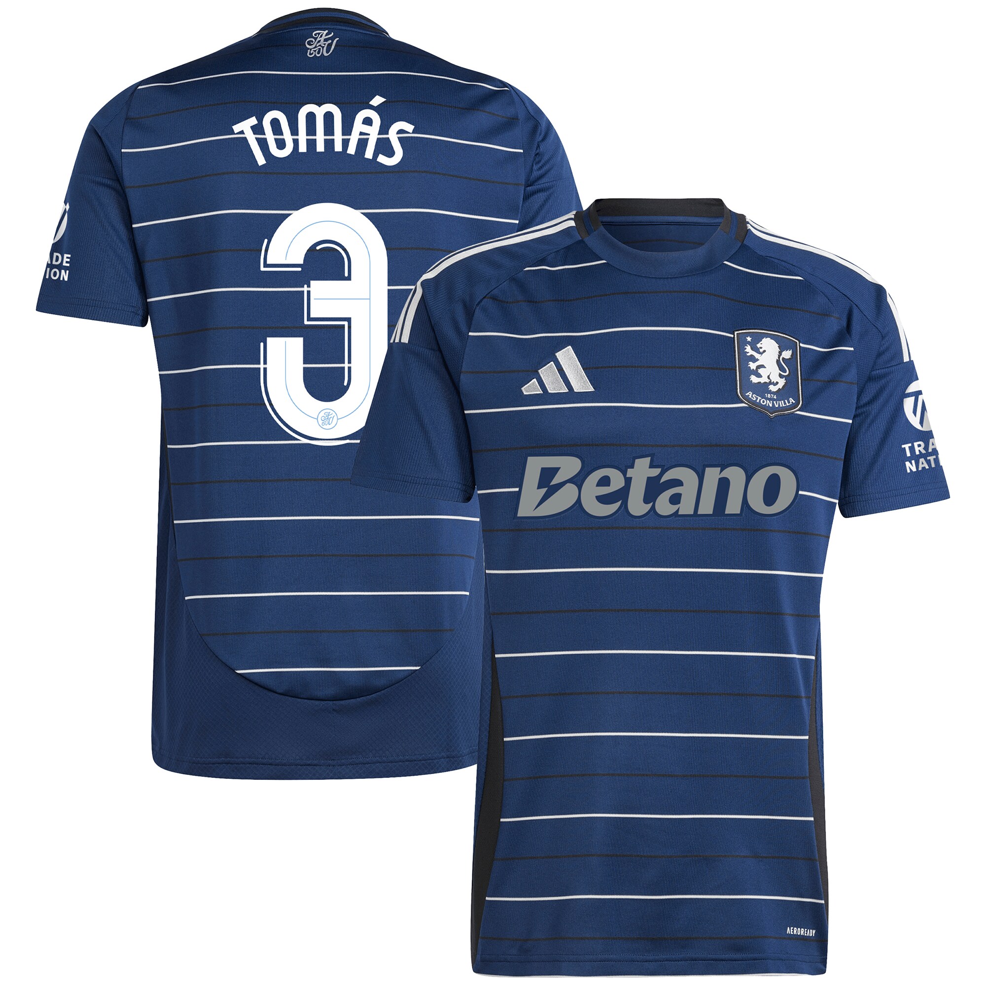 Aston Villa aston villa adidas third shirt 2024-25 with tomás 3 cup printing Collection | AVFC Jerseys & Fan Gear