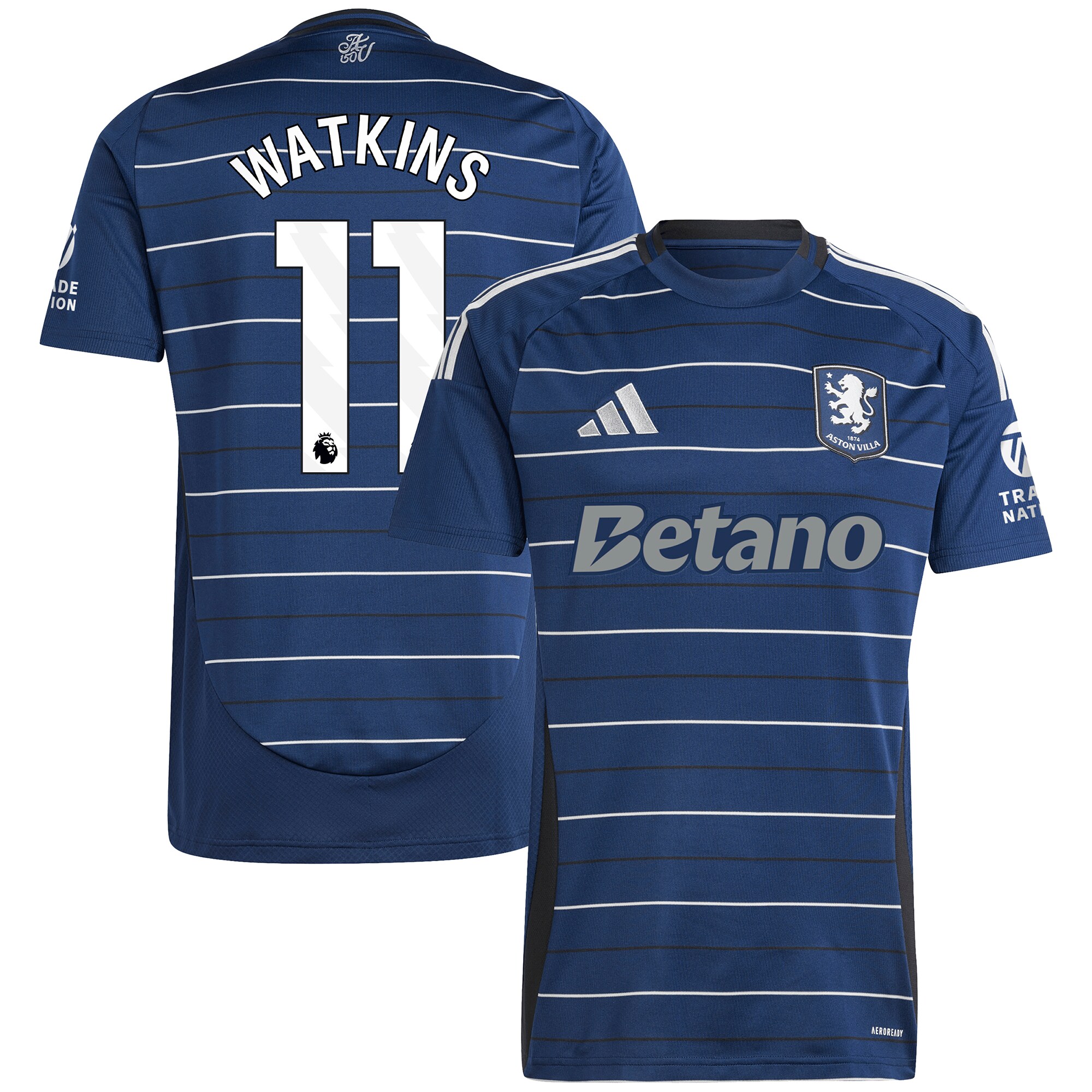 Aston Villa aston villa adidas third shirt 2024-25 with watkins 11 printing Collection | AVFC Jerseys & Fan Gear