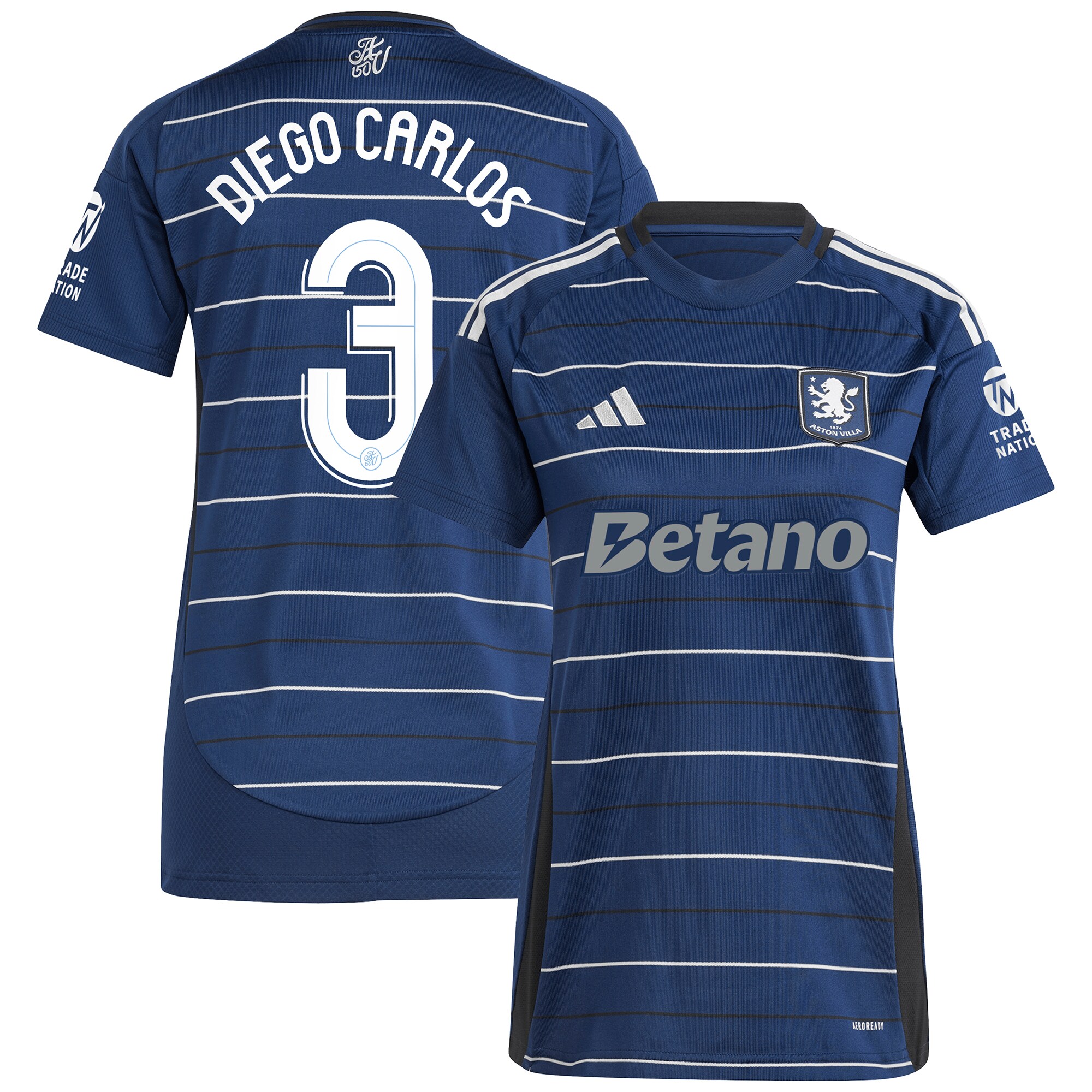 Aston Villa aston villa adidas third shirt 2024-25 – womens with diego carlos 3 cup printing Collection | AVFC Jerseys & Fan Gear