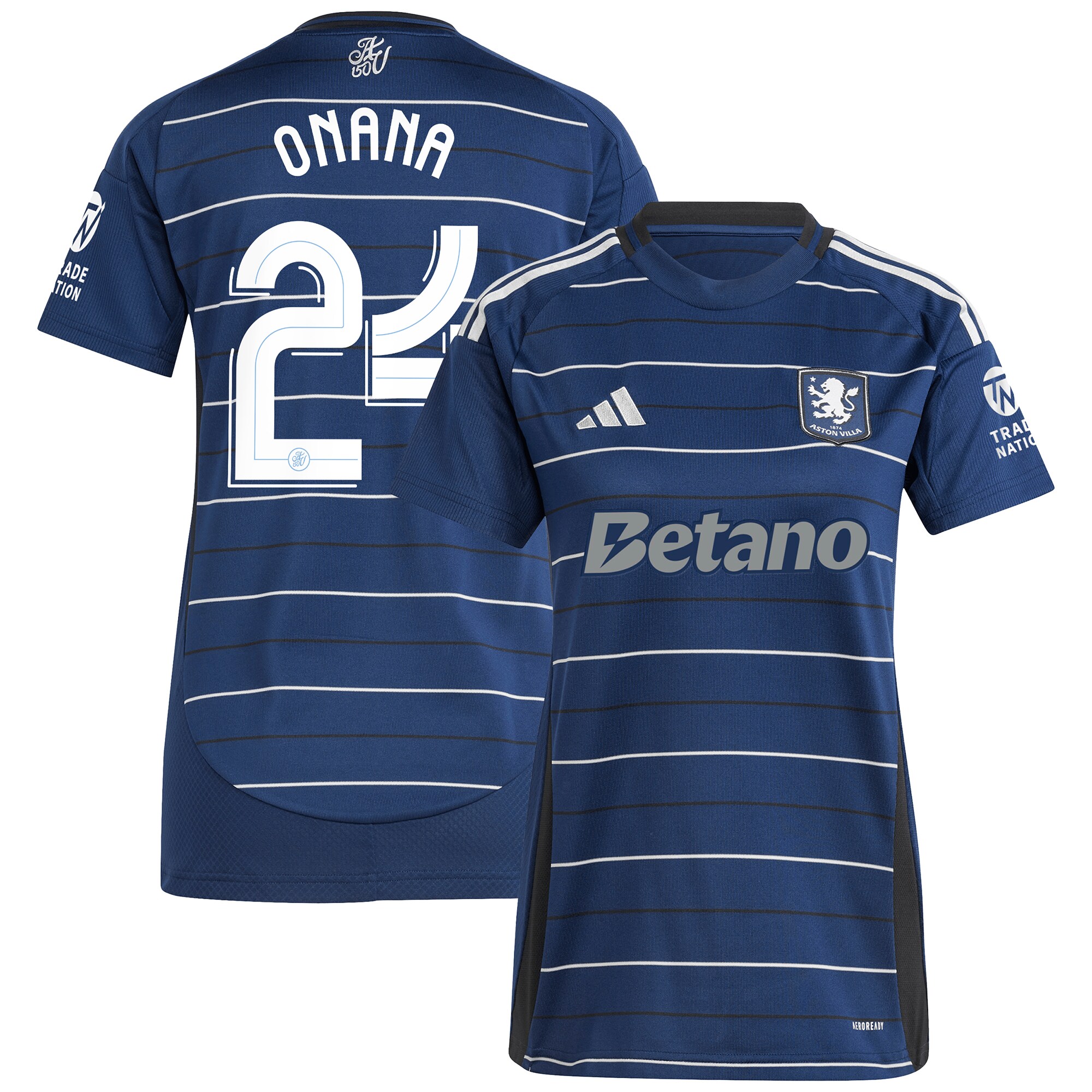 Aston Villa aston villa adidas third shirt 2024-25 – womens with onana 24 cup printing Collection | AVFC Jerseys & Fan Gear