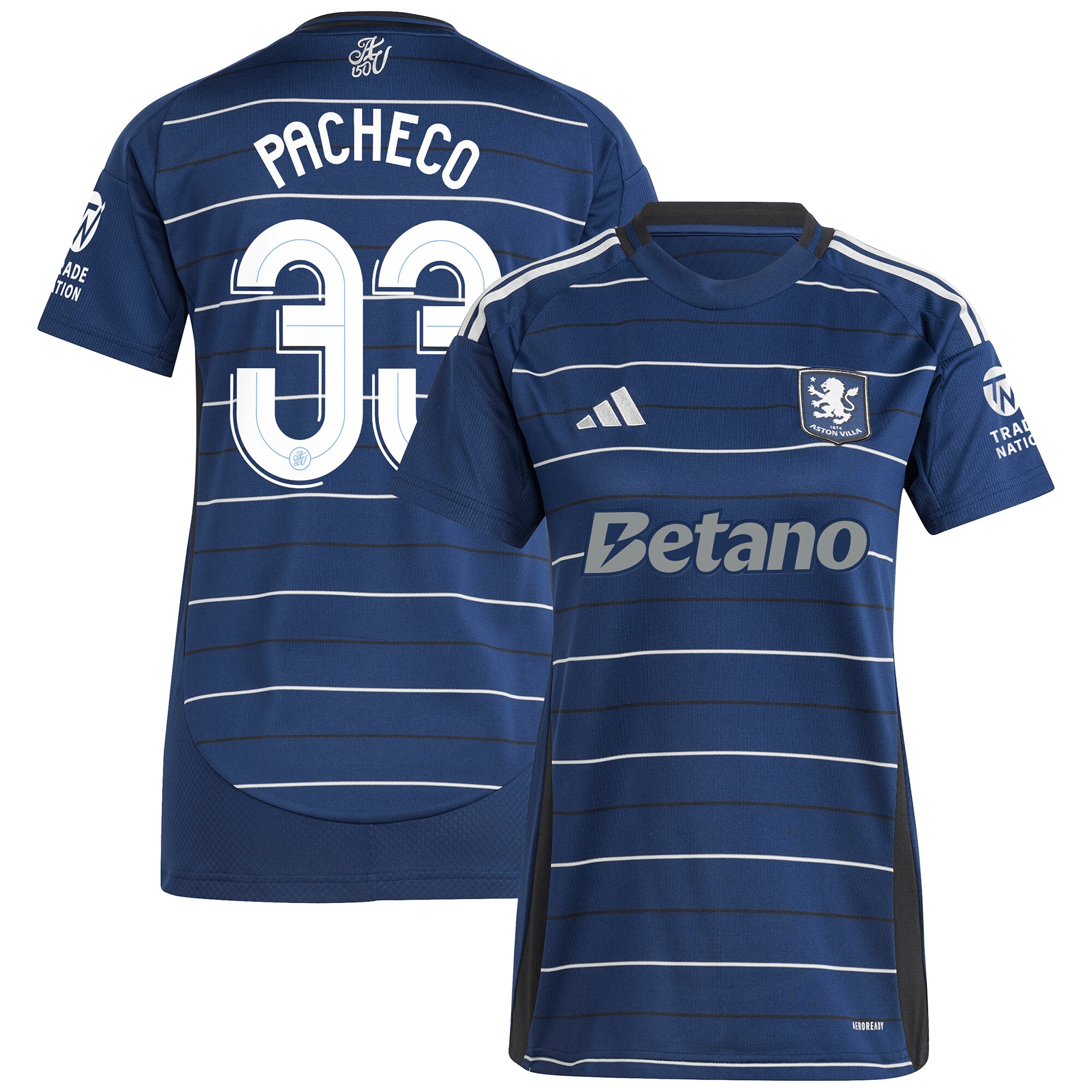 Aston Villa aston villa adidas third shirt 2024-25 – womens with pacheco 33 cup printing Collection | AVFC Jerseys & Fan Gear