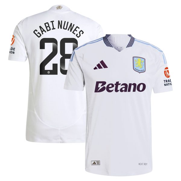 Aston Villa aston villa adidas wsl away authentic shirt 2024-25 with gabi nunes 28 printing Collection | AVFC Jerseys & Fan Gear