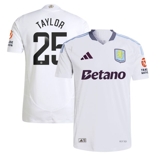 Aston Villa aston villa adidas wsl away authentic shirt 2024-25 with taylor 25 printing Collection | AVFC Jerseys & Fan Gear