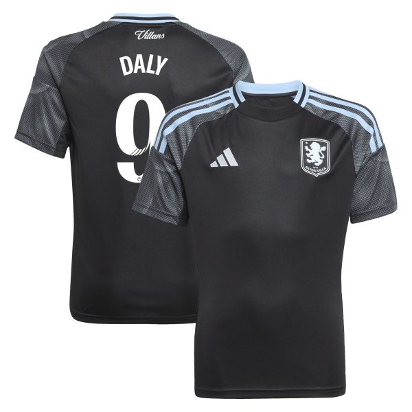 Aston Villa aston villa adidas wsl away shirt 2025-26 – kids with daly 9 printing Collection | AVFC Jerseys & Fan Gear