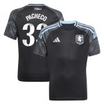 Aston Villa aston villa adidas wsl away shirt 2025-26 – kids with pacheco 33 printing Collection | AVFC Jerseys & Fan Gear