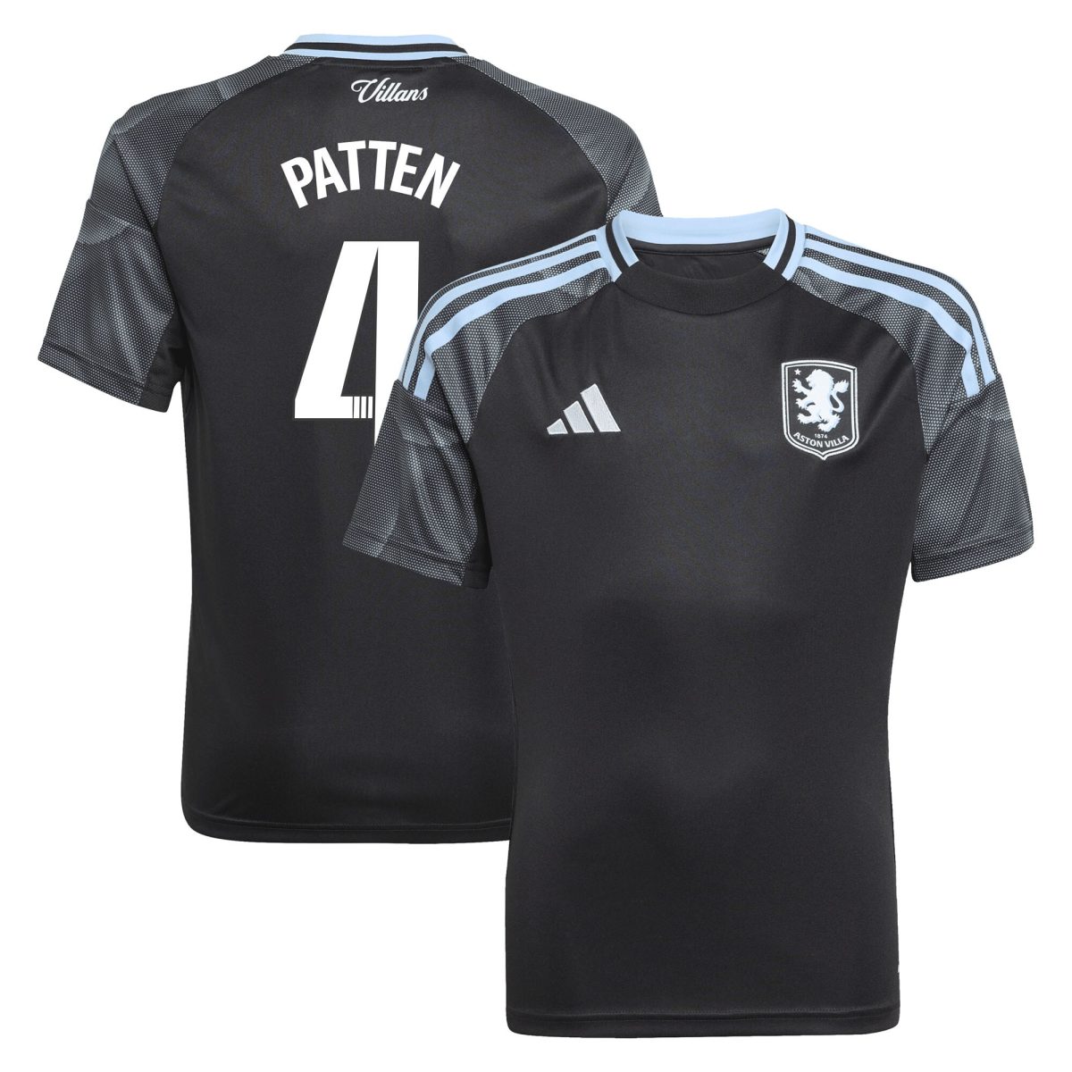 Aston Villa aston villa adidas wsl away shirt 2025-26 – kids with patten 4 printing Collection | AVFC Jerseys & Fan Gear