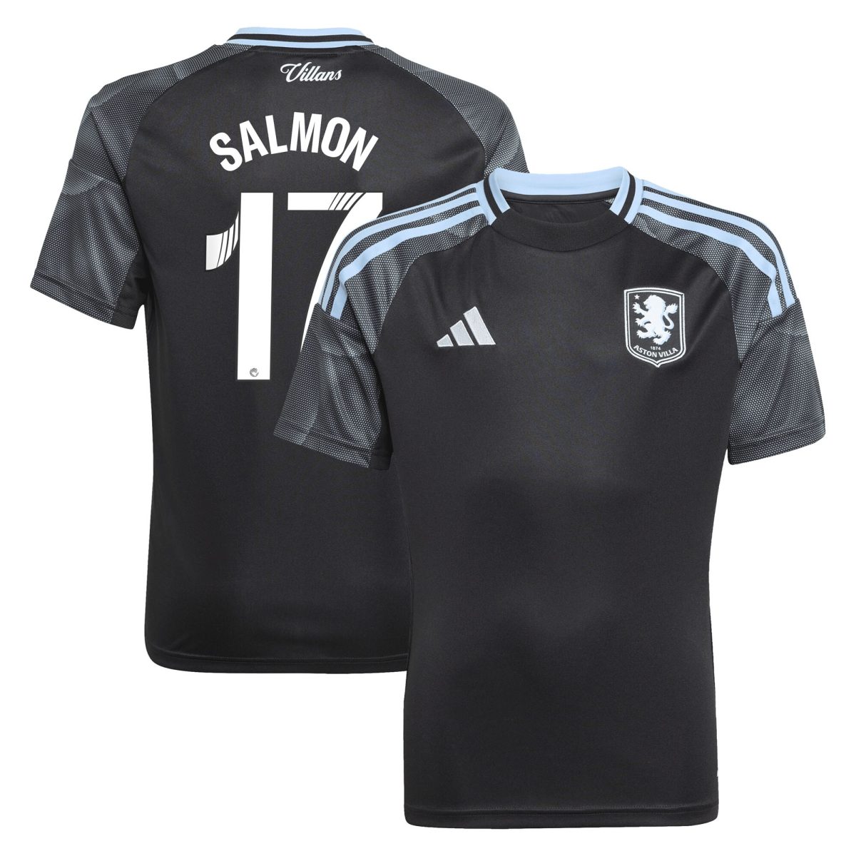 Aston Villa aston villa adidas wsl away shirt 2025-26 – kids with salmon 17 printing Collection | AVFC Jerseys & Fan Gear