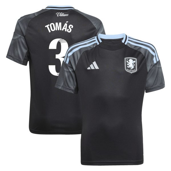 Aston Villa aston villa adidas wsl away shirt 2025-26 – kids with tomás 3 printing Collection | AVFC Jerseys & Fan Gear