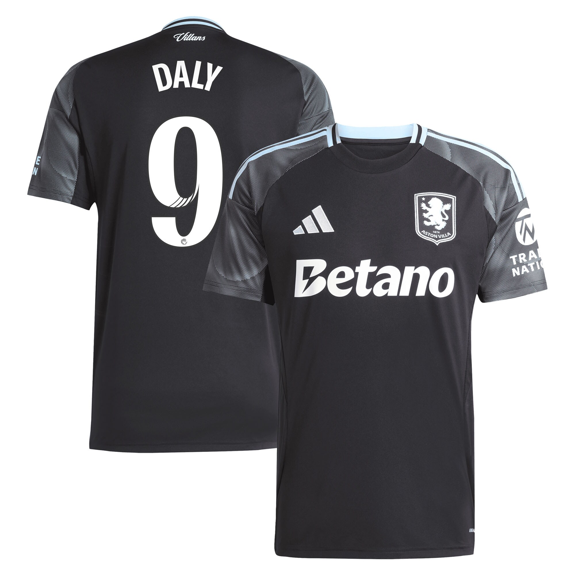 Aston Villa aston villa adidas wsl away shirt 2025-26 with daly 9 printing Collection | AVFC Jerseys & Fan Gear