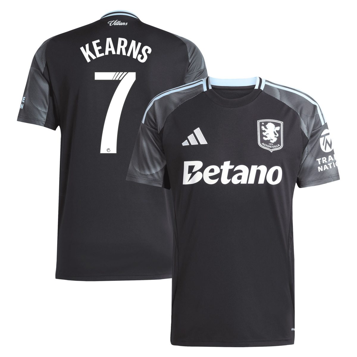 Aston Villa aston villa adidas wsl away shirt 2025-26 with kearns 7 printing Collection | AVFC Jerseys & Fan Gear