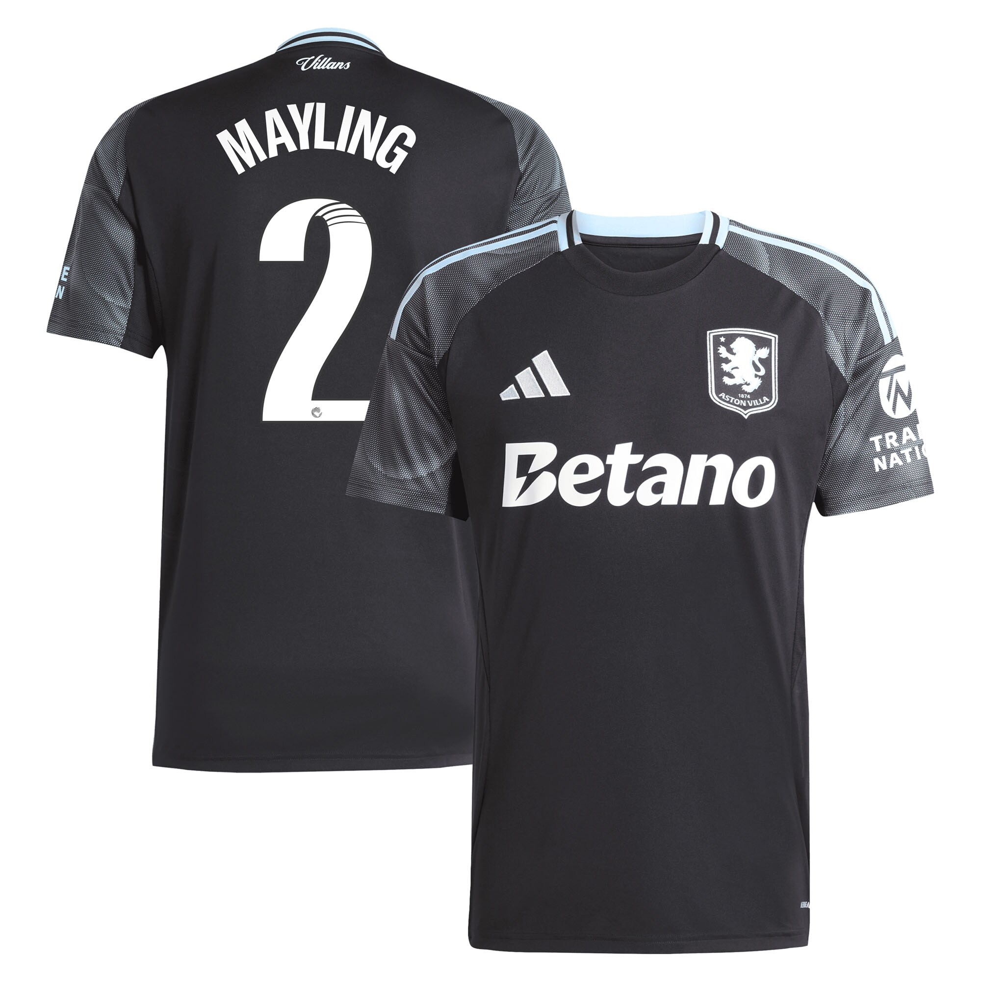 Aston Villa aston villa adidas wsl away shirt 2025-26 with mayling 2 printing Collection | AVFC Jerseys & Fan Gear