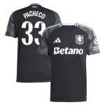 Aston Villa aston villa adidas wsl away shirt 2025-26 with pacheco 33 printing Collection | AVFC Jerseys & Fan Gear