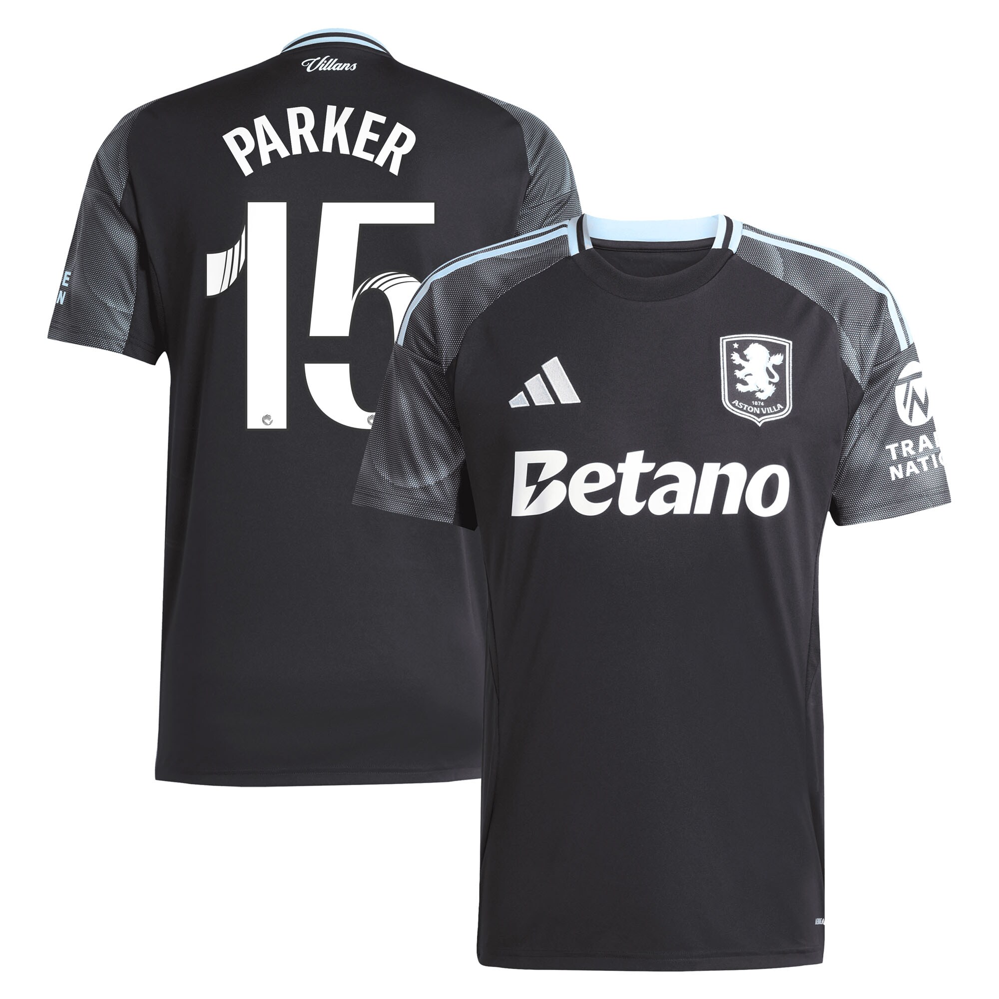 Aston Villa aston villa adidas wsl away shirt 2025-26 with parker 15 printing Collection | AVFC Jerseys & Fan Gear