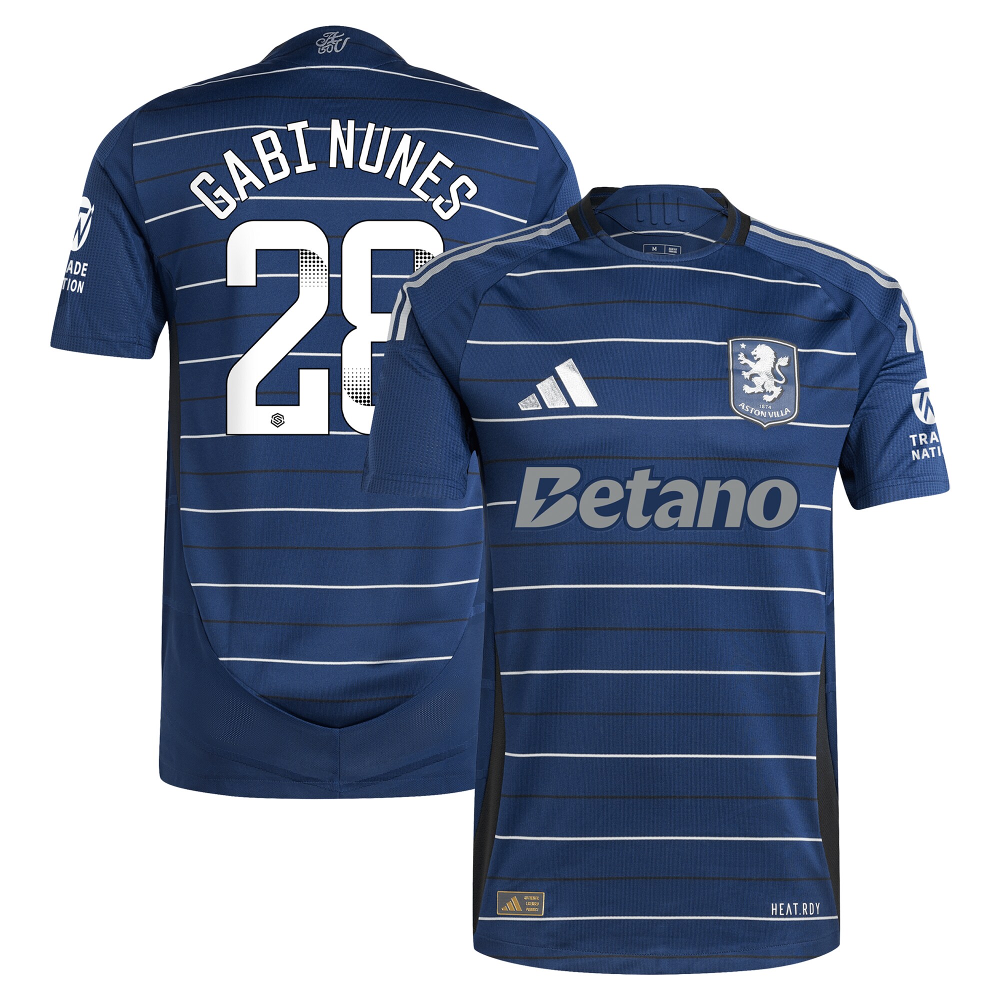 Aston Villa aston villa adidas wsl third authentic shirt 2024-25 with gabi nunes 28 printing Collection | AVFC Jerseys & Fan Gear