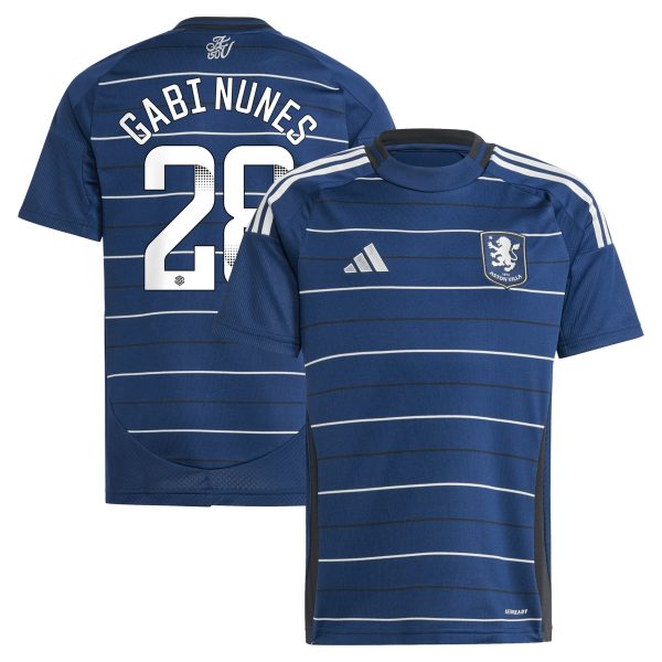 Aston Villa aston villa adidas wsl third shirt 2024-25 – kids with gabi nunes 28 printing Collection | AVFC Jerseys & Fan Gear