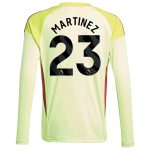 Aston Villa aston villa away goalkeeper shirt 2025-26 – kids with martinez 23 printing Collection | AVFC Jerseys & Fan Gear