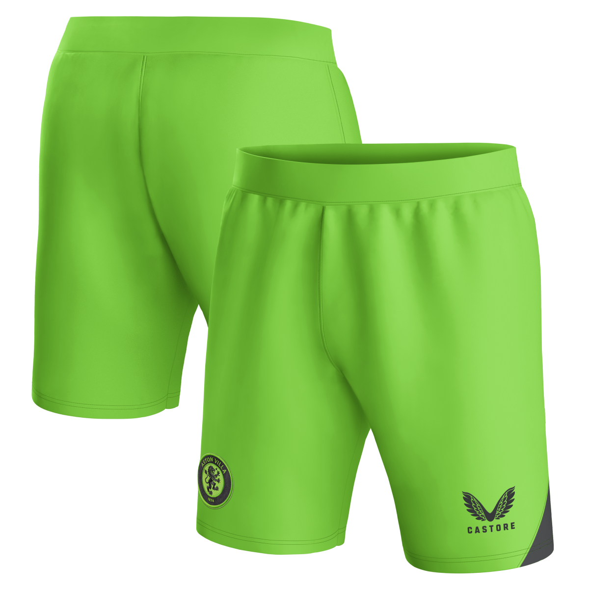 Aston Villa aston villa castore away goalkeeper shorts 2023-24 – kids – 13385917 with custom printing Collection | AVFC Jerseys & Fan Gear