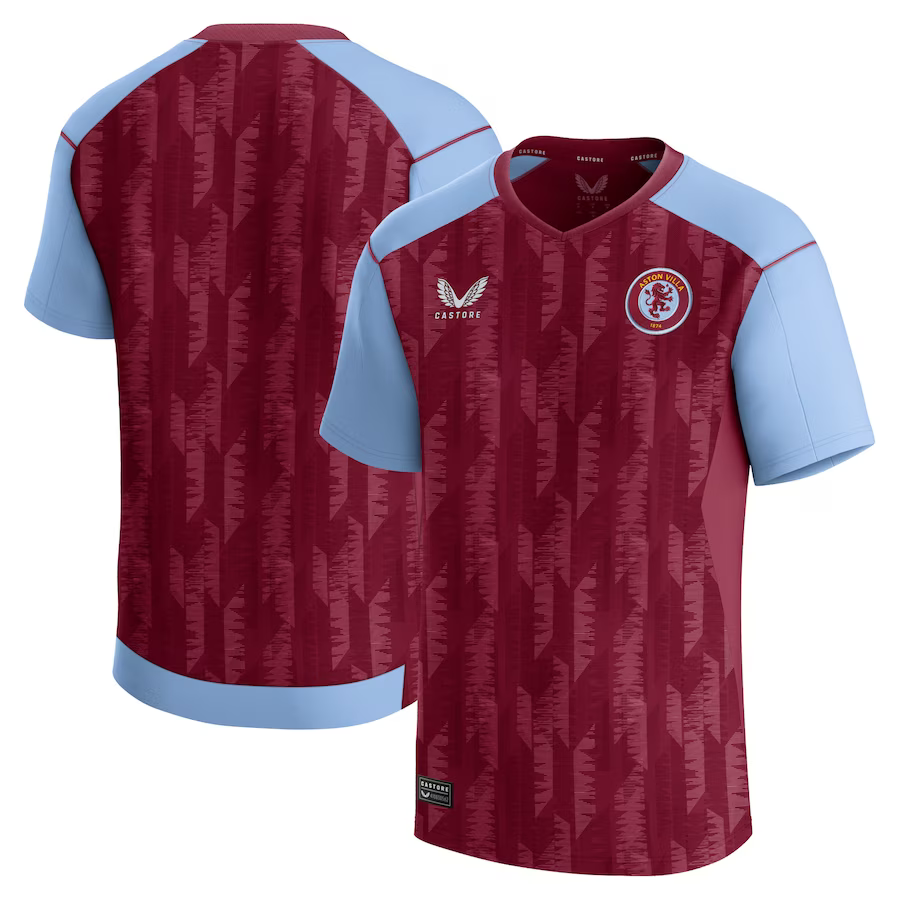 Aston Villa aston villa castore home shirt 2023-24 – kids with custom printing Collection | AVFC Jerseys & Fan Gear