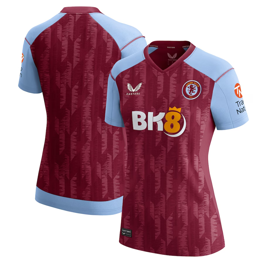 Aston Villa aston villa castore home shirt 2023-24 – womens with custom printing Collection | AVFC Jerseys & Fan Gear