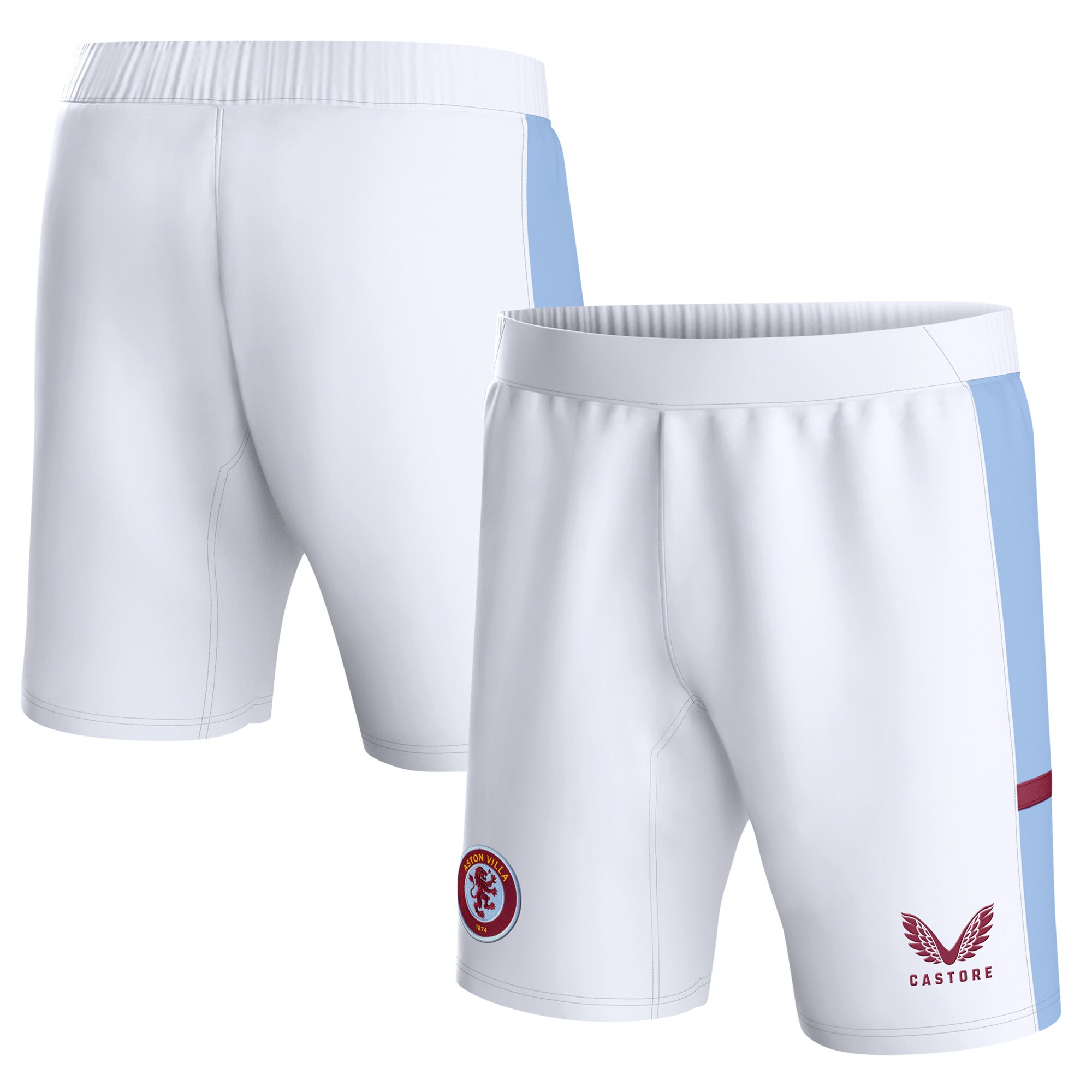 Aston Villa aston villa castore home shorts 2023-24 – kids with custom printing Collection | AVFC Jerseys & Fan Gear
