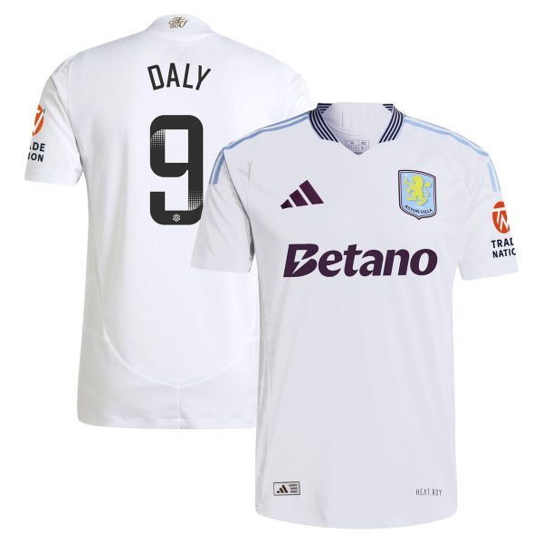 Aston Villa aston villa wsl adidas away authentic shirt 2024-25 with daly 9 printing Collection | AVFC Jerseys & Fan Gear