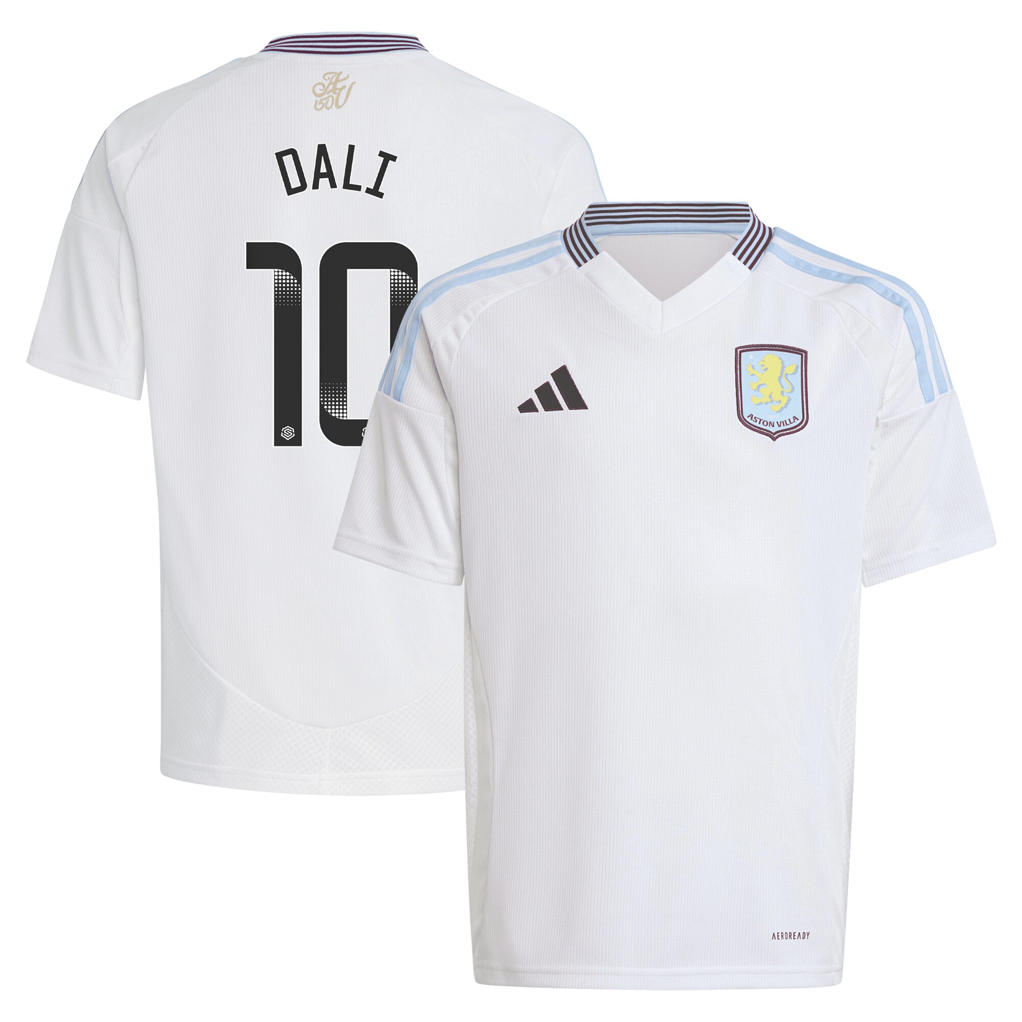 Aston Villa aston villa wsl adidas away shirt 2024-25 – kids with dali 10 printing Collection | AVFC Jerseys & Fan Gear